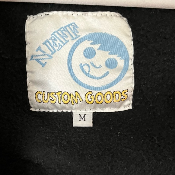 Vintage Neff Loco Zip Front Hoodie 90s Graphics - Medium - Picture 8 of 10